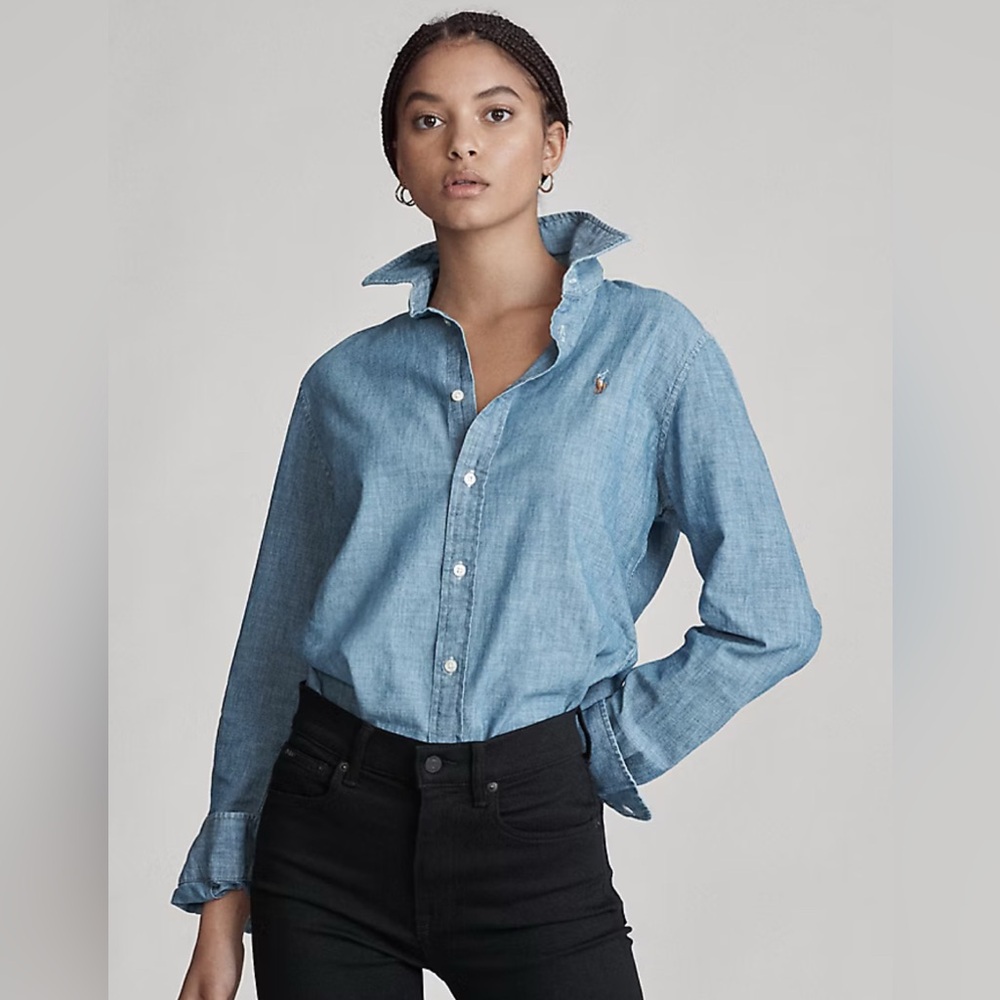 Polo by Ralph Lauren Denim Blue Button Down Shirt